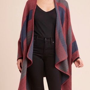 BB Dakota Mulberry Poncho Wrap
